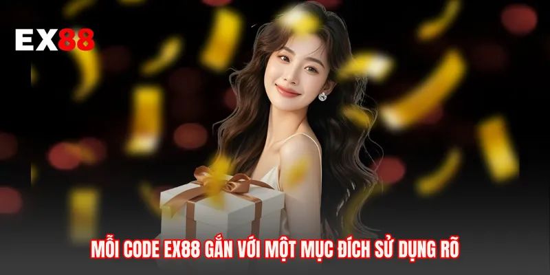 Mỗi Code EX88 gắn với một mục đích sử dụng rõ