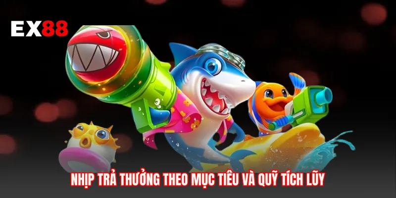 Nhịp trả thưởng theo mục tiêu và quỹ tích lũy